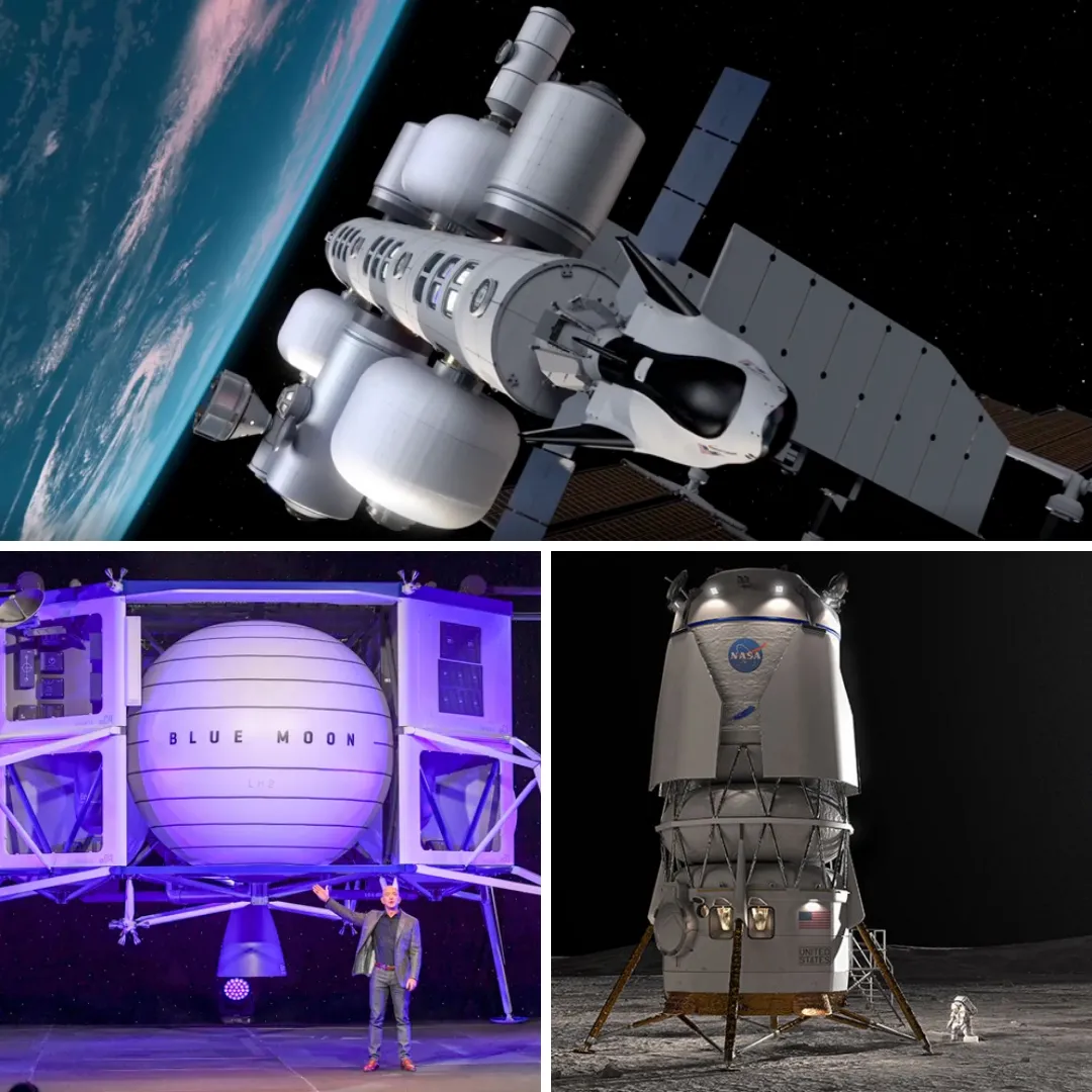 Jeff Bezos Announces Plan to Open New Space Station on the Moon to Create Livable Atmosphere