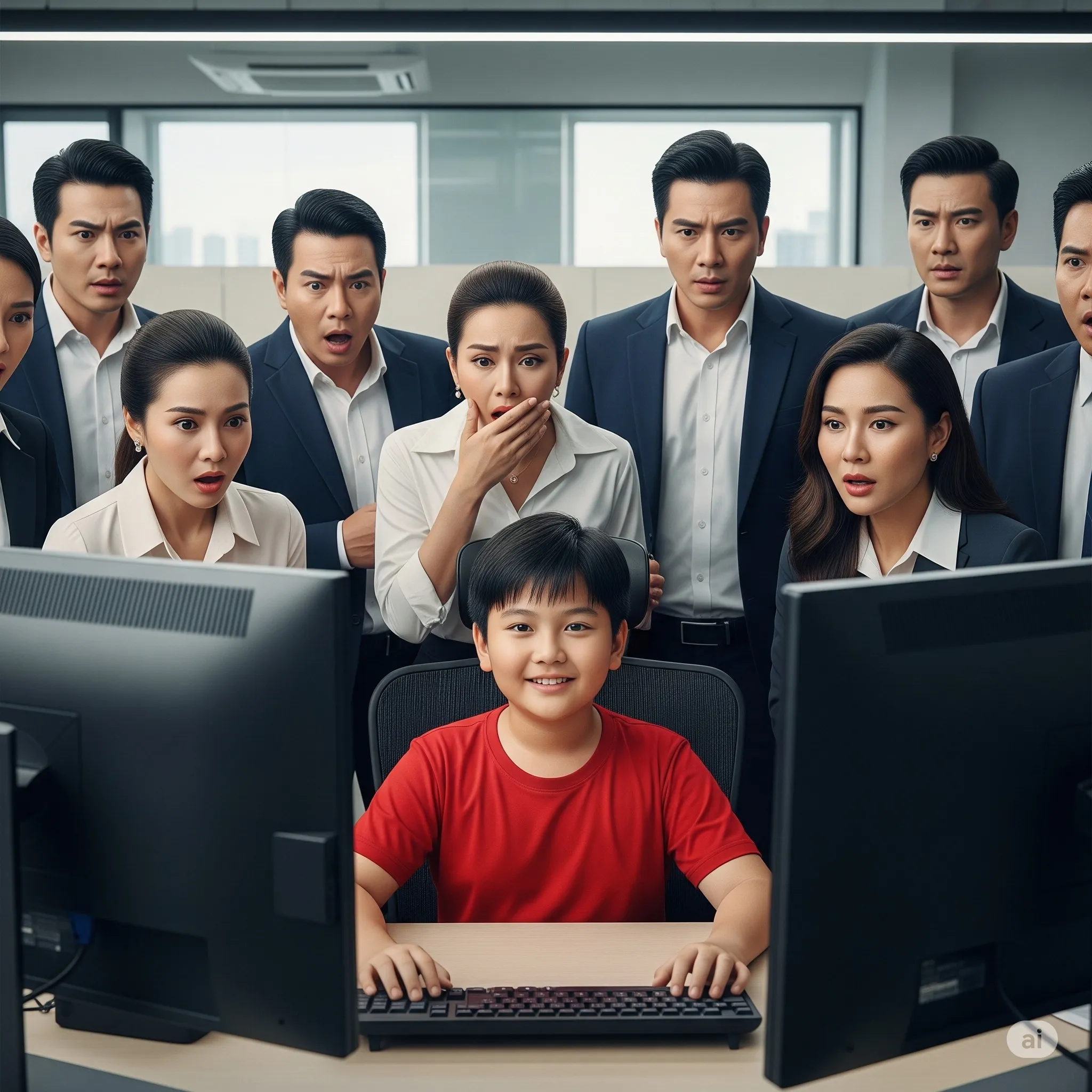 Mẹ đơ/n th/ân bị co/i thư//ờng vì dắt con trai đi phỏng vấn, 5 phút sau cậu bé có hành động cứu cả tập đoàn khiến cả công ty phải cúi đầu xin lỗi