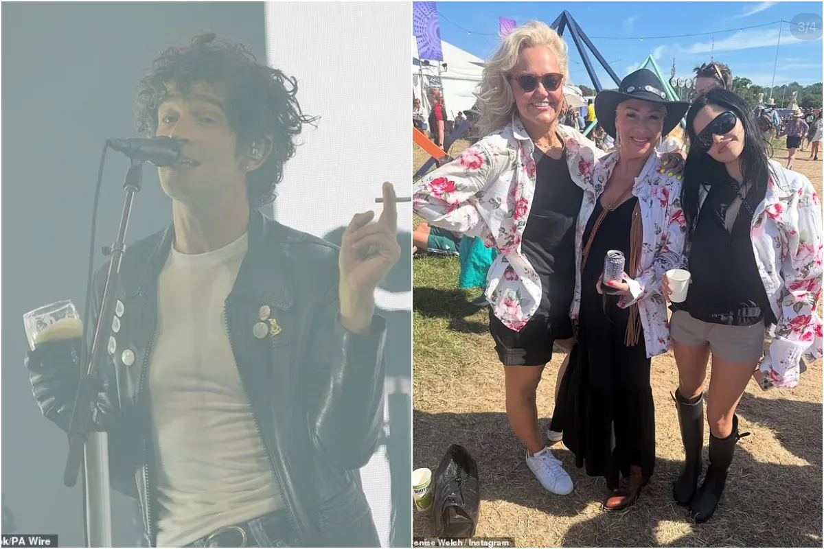 Denise Welch Beams with Charli XCX at Glastonbury Ahead of Son Matty Healy's Controversial Headlining Set with The 1975 trucc