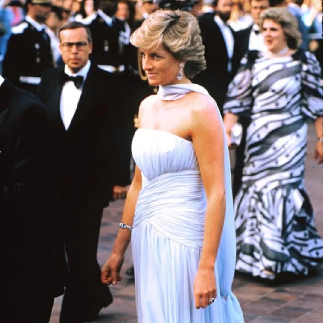 Diana’s Blue Gown at Cannes Hid a Secret Farewell to Princess Grace That the World Missed