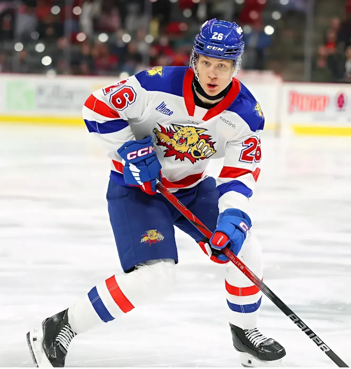 The Blackhawks' draft theme of adding size continues with fourth-round picks
