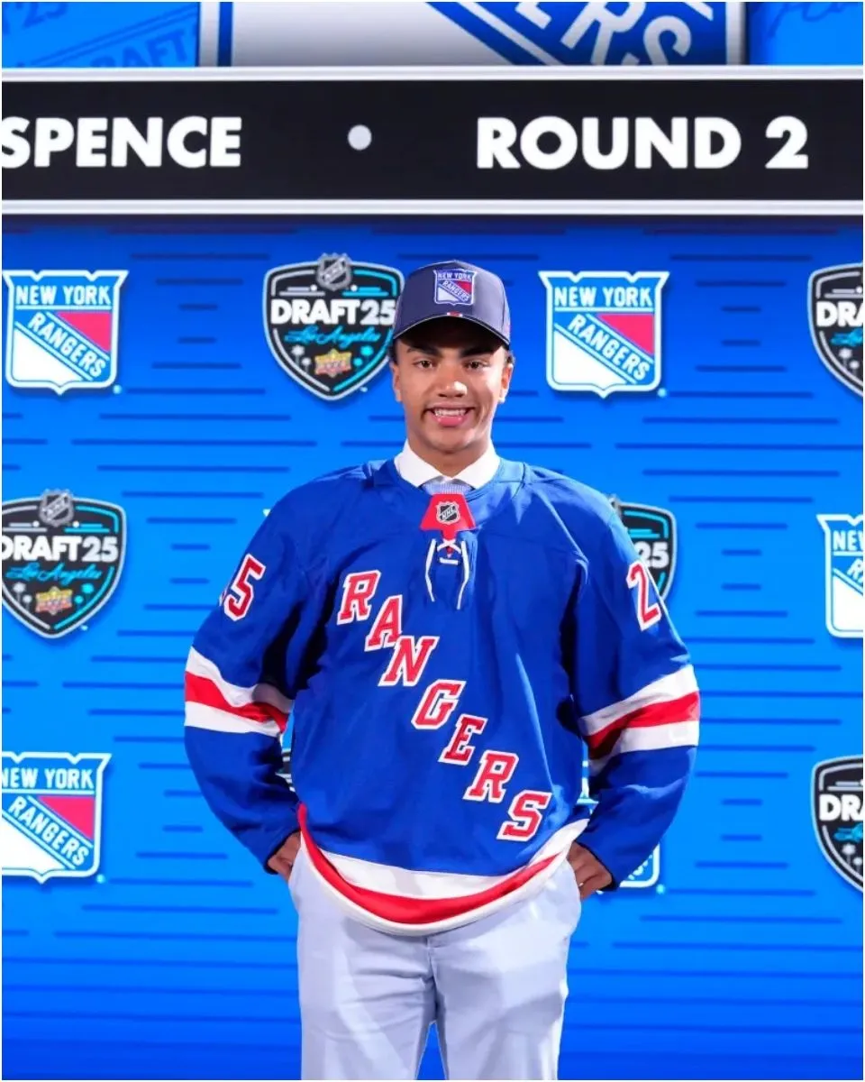 Rangers add winger Malcolm Spence in second round during busy day at NHL draft