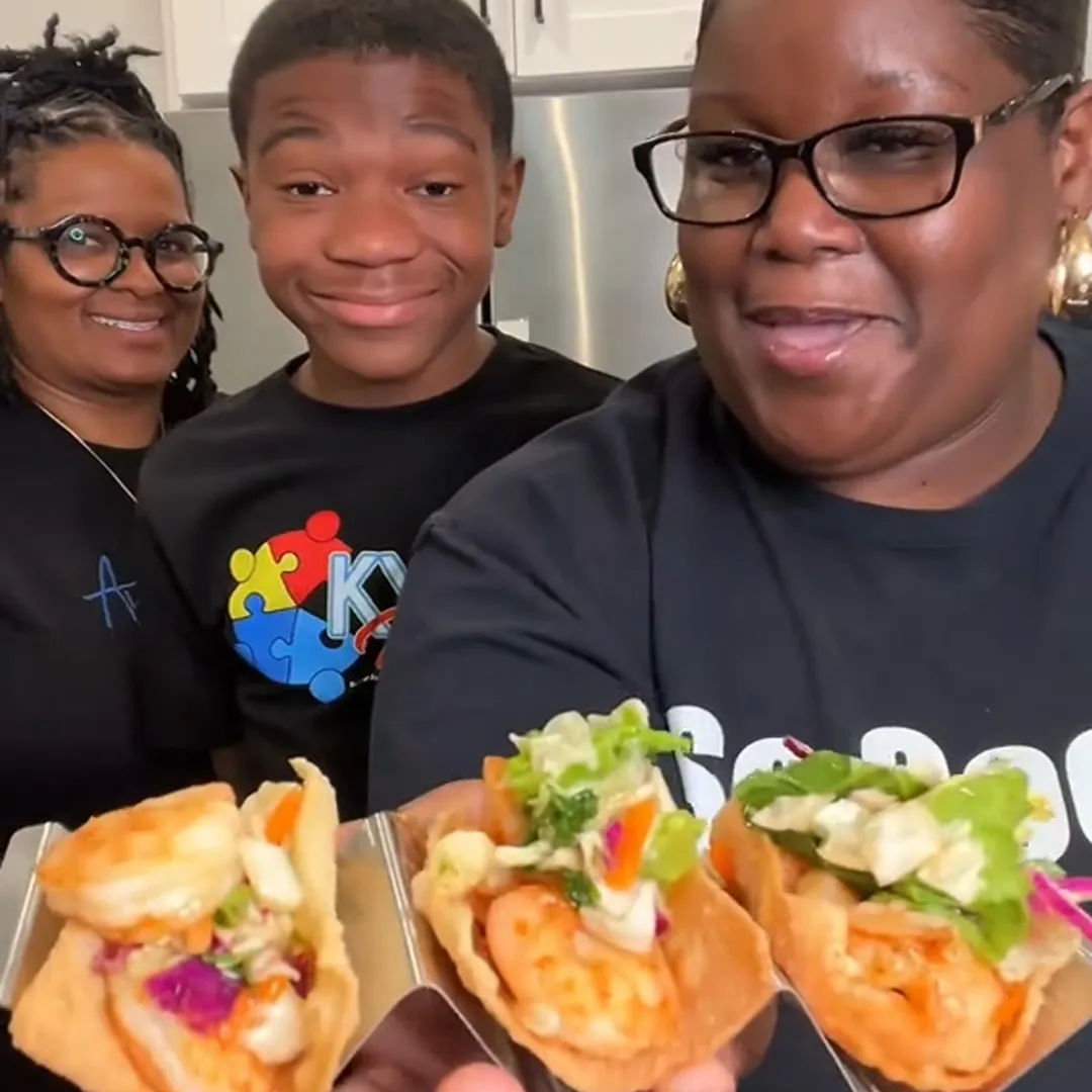Cooking with Purpose: Baby Shrimp Wonton Tacos & Autism Awareness