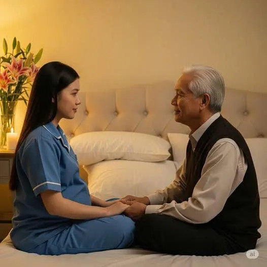 Cô bảo mẫu 20 tuổi ma/ng th/ai sau nửa năm chăm sóc ông lão 70 tuổi, con gái nổi c/ơn ta/m b/ành ch/ất v/ấn thì l/ộ ra b/í m/ật…