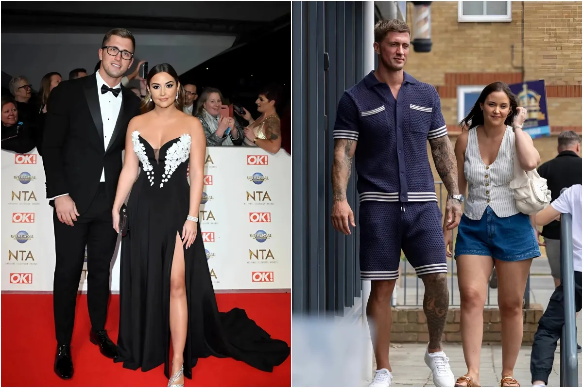 Jacqueline Jossa proudly supports husband Dan Osborne as he opens new tanning salon after marriage woes... ngocc