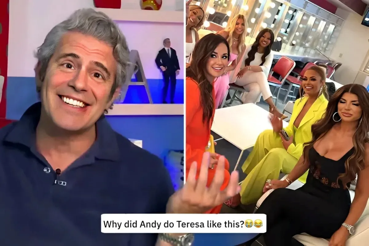 RHONJ Fans Outraged: Andy Cohen Under Fire for 'Unflattering' Behind-the-Scenes Photo of Teresa Giudice - lulu