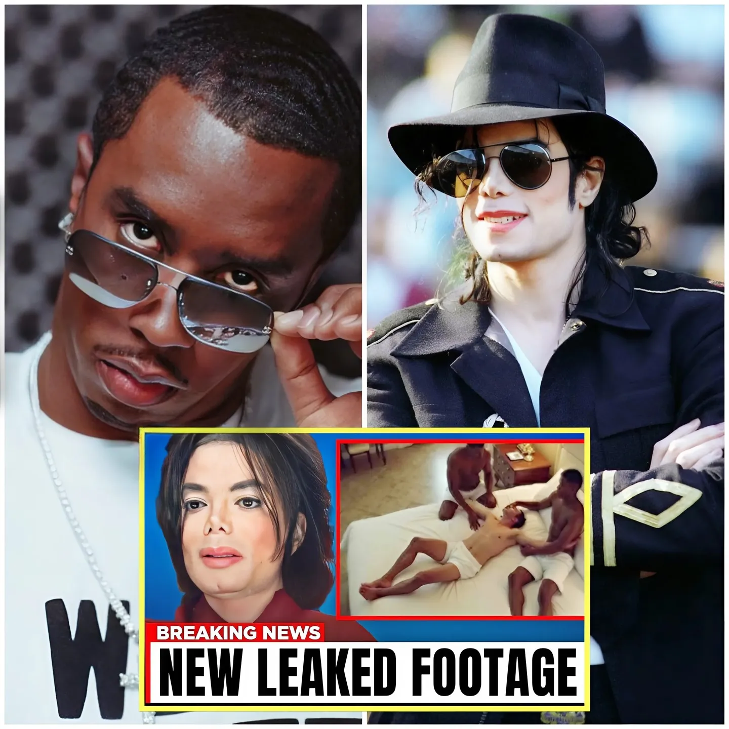 SHOCKING: Leaked Images from a Party with Diddy, Usher, and Michael Jackson Rock Their Legacies—What Are They Hiding?