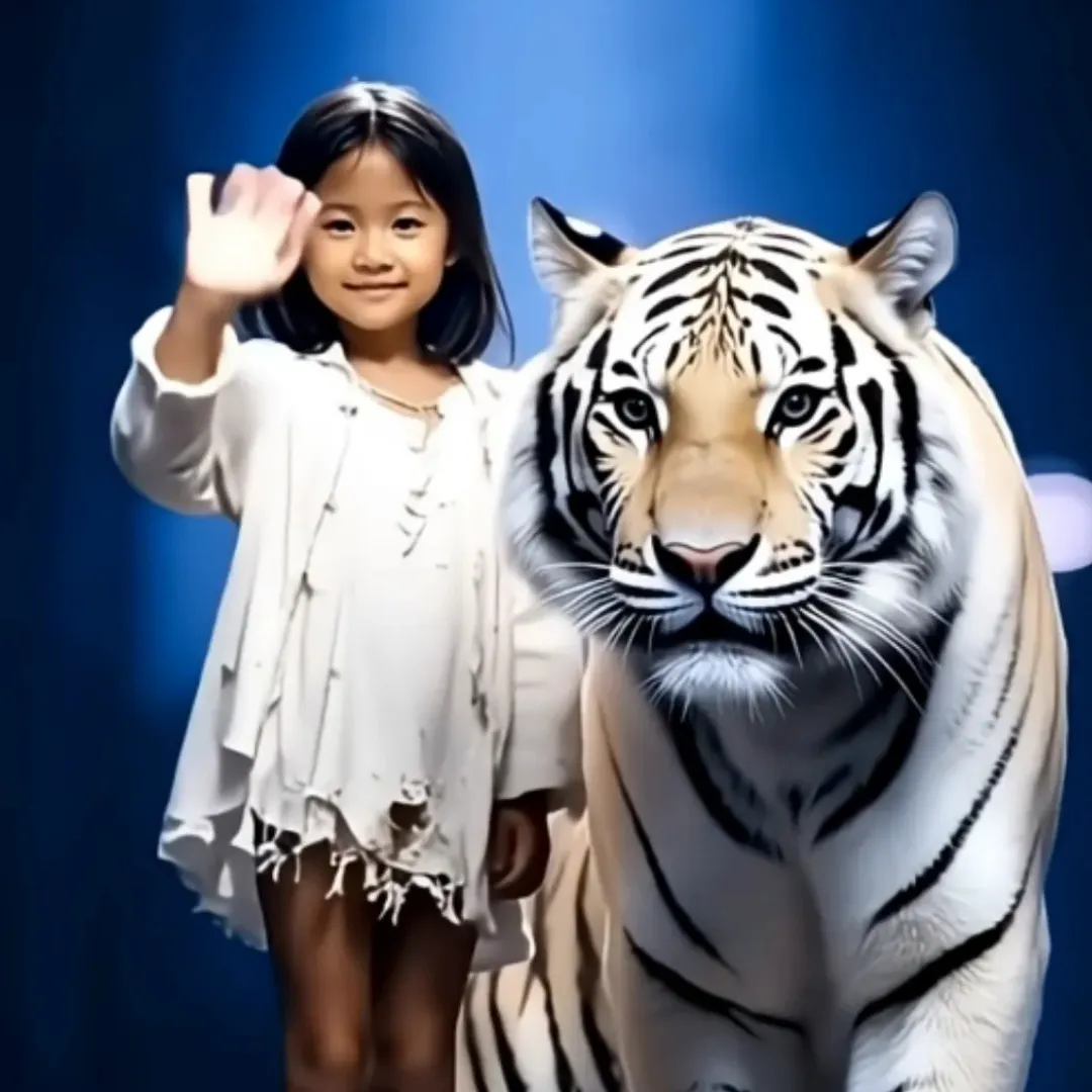 A Poor Girl And Her Tiger Shared A Dance That Ended In Pure Magic