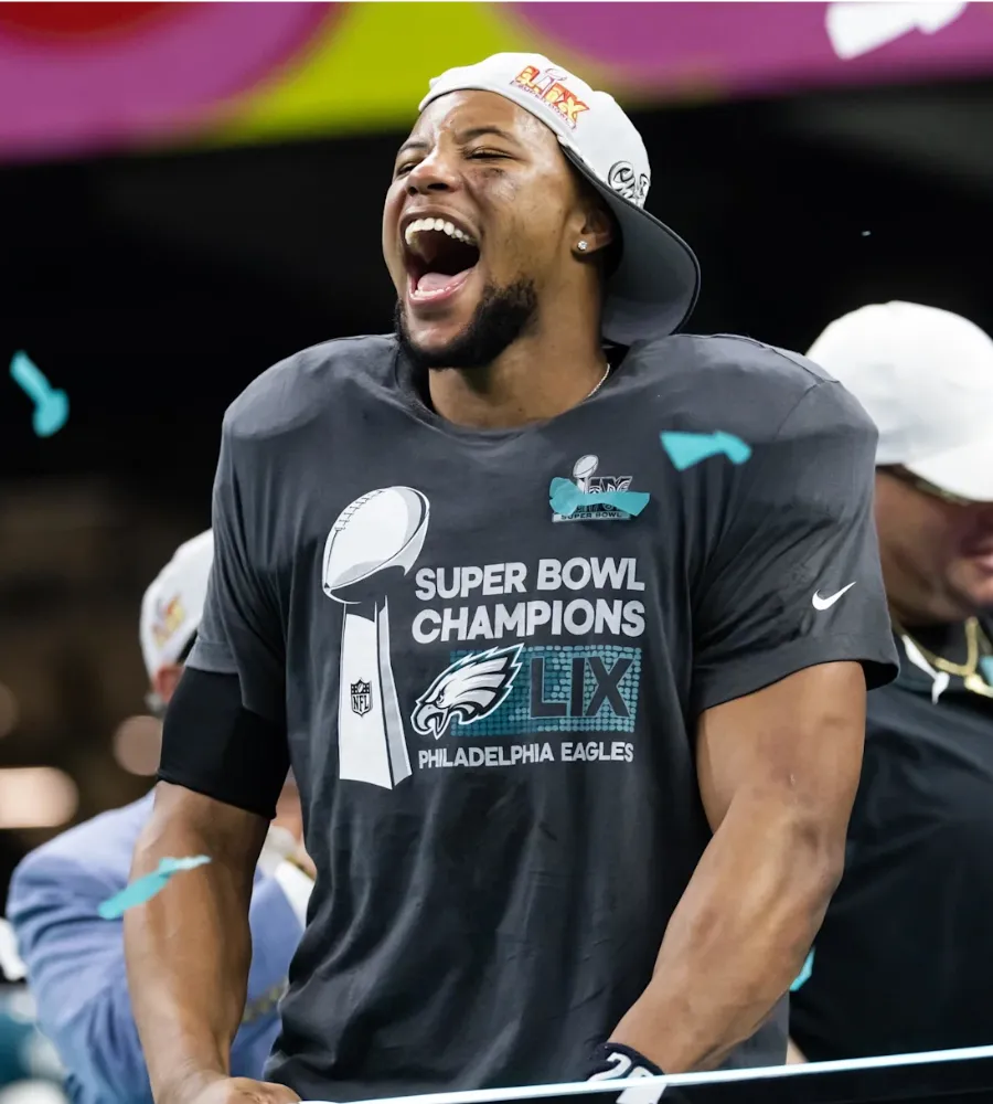 Eagles' Saquon Barkley Jabs At Cowboys, Commanders