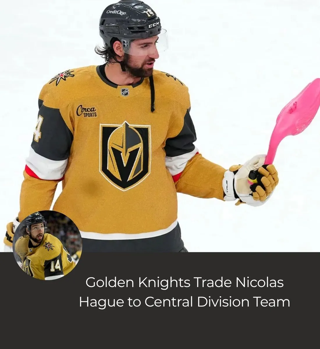 Golden Knights Trade Nicolas Hague to Central Division Team