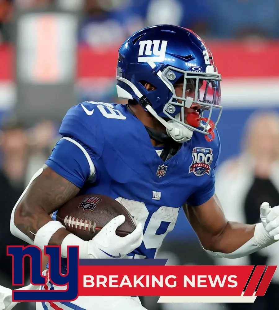Giants RB Delivers Powerful Four-Word Message on Sunday