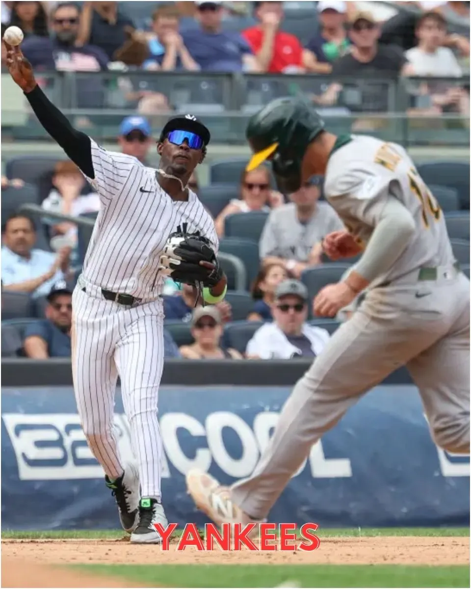 Yankees’ Jazz Chisholm shows off arm strength in field for all-around stellar showing