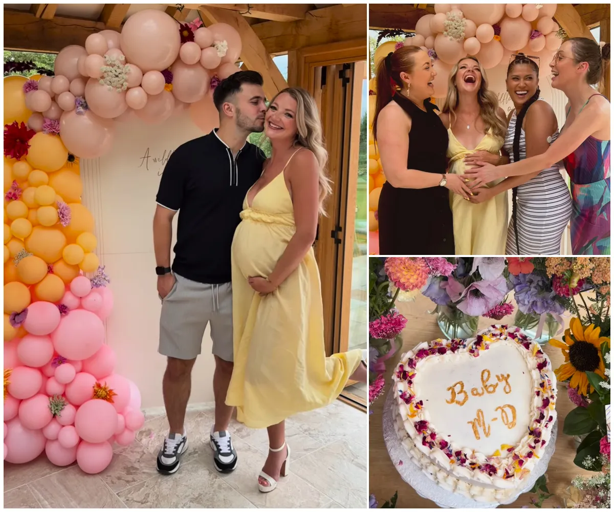 ‘Our Baby Spice is having a mini Baby Spice’ – Married At First Sight star Rozz Darlington drops not-so-subtle hint at baby shower as fans convinced gender has been revealed in Spice Girls-themed bash - suong