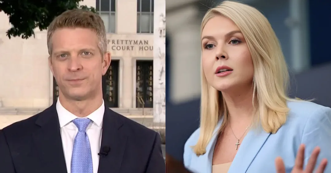 Karoline Leavitt stood at the White House podium, ready to attack a federal judge — but NBC’s Garrett Haake shattered her confidence with just one fact : “That’s just not true Karoline, I have to correct the record here.”