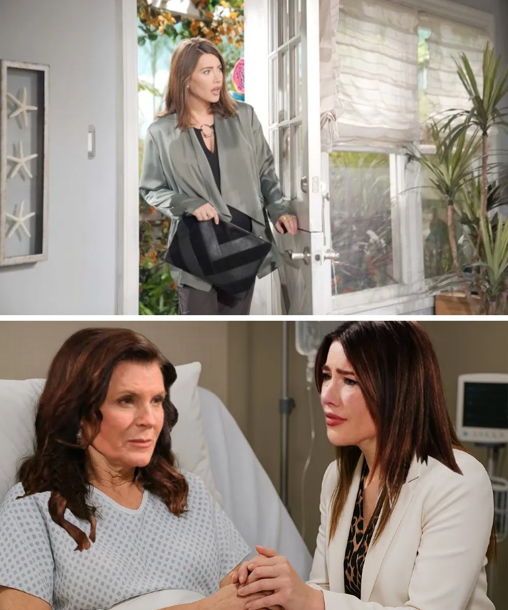 The Bold And The Beautiful Spoilers: Taylor Tells Sheila The Location So She Can Come Save Steffy, Sheila Smiles As She Sees Steffy Crying Because Of Her