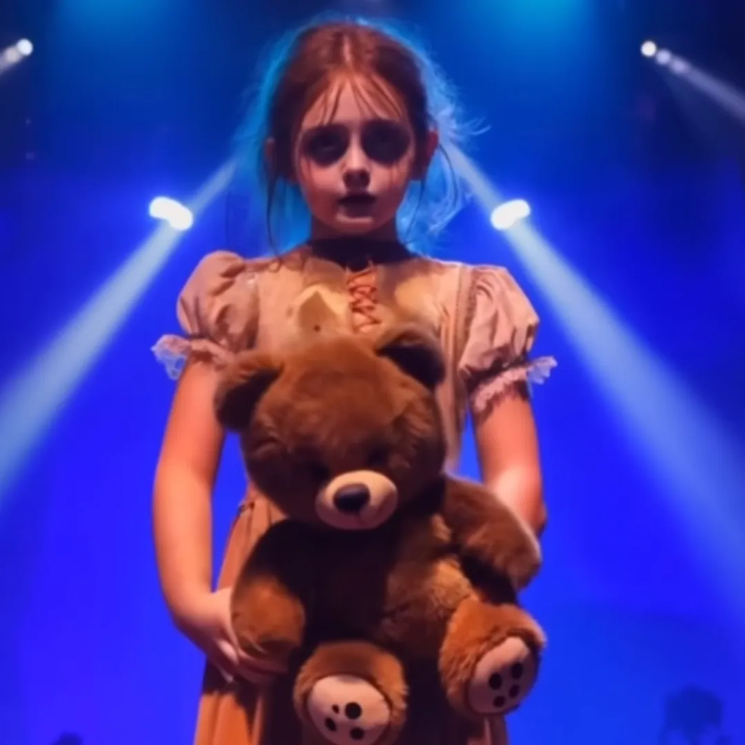 A Young Girl With A Teddy Bear Stunned The AGT Judges With A Creepy Transformation