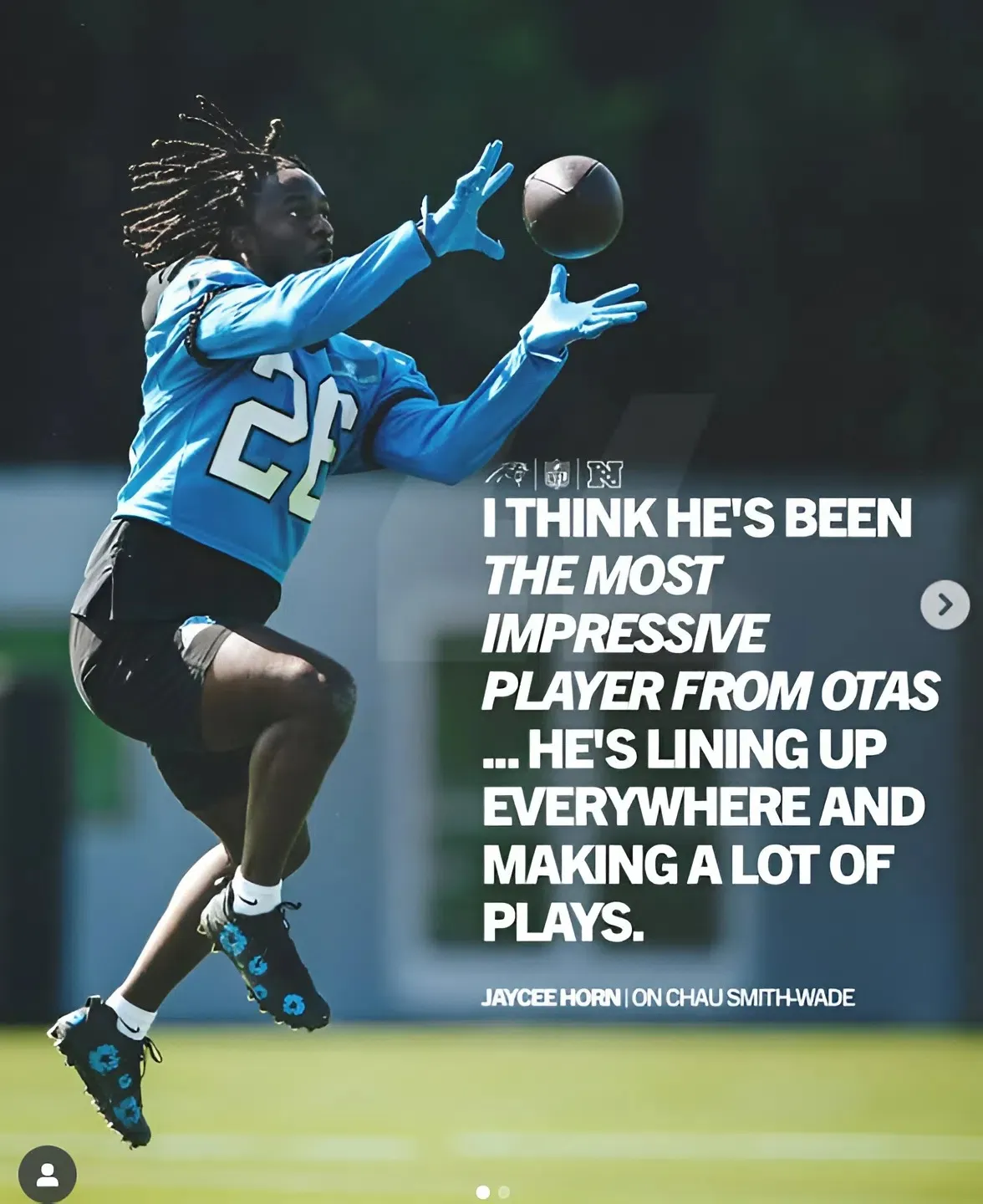 Comments about a young underrated defender could show why the Panthers were against pursuing Jaire Alexander or Jalen Ramsey