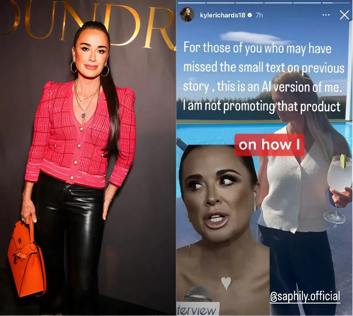 Kyle Richards Calls Out Company for Using AI Version of Her to Promote Product, Celebrates Alexia Umansky’s “Family Bachelorette” as Kathy Hilton Misses Party