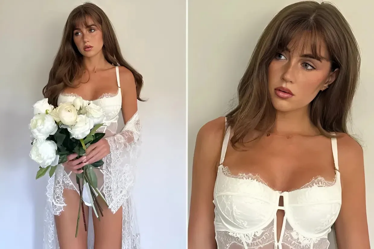 Love Island’s Georgia Steel strips to sheer lingerie for sizzling shoot