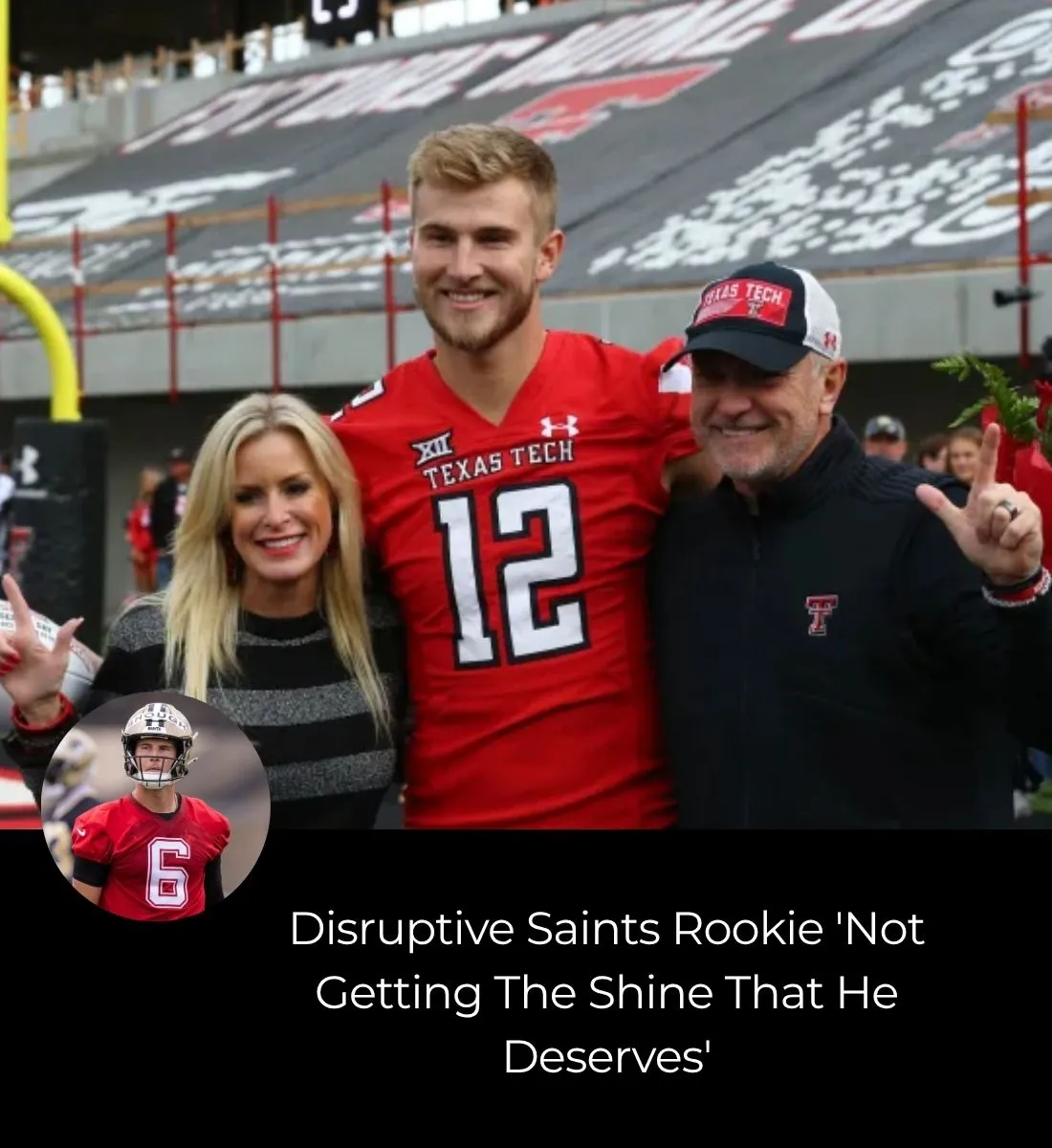 Disruptive Saints Rookie 'Not Getting The Shine That He Deserves'