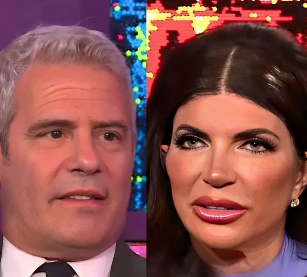 RHONJ’s Teresa Giudice Accuses Andy Cohen and Bravo of Extortion After $20,000 Fine and Lifetime Ban from the Show Following Insulting Remarks Towards Cohen