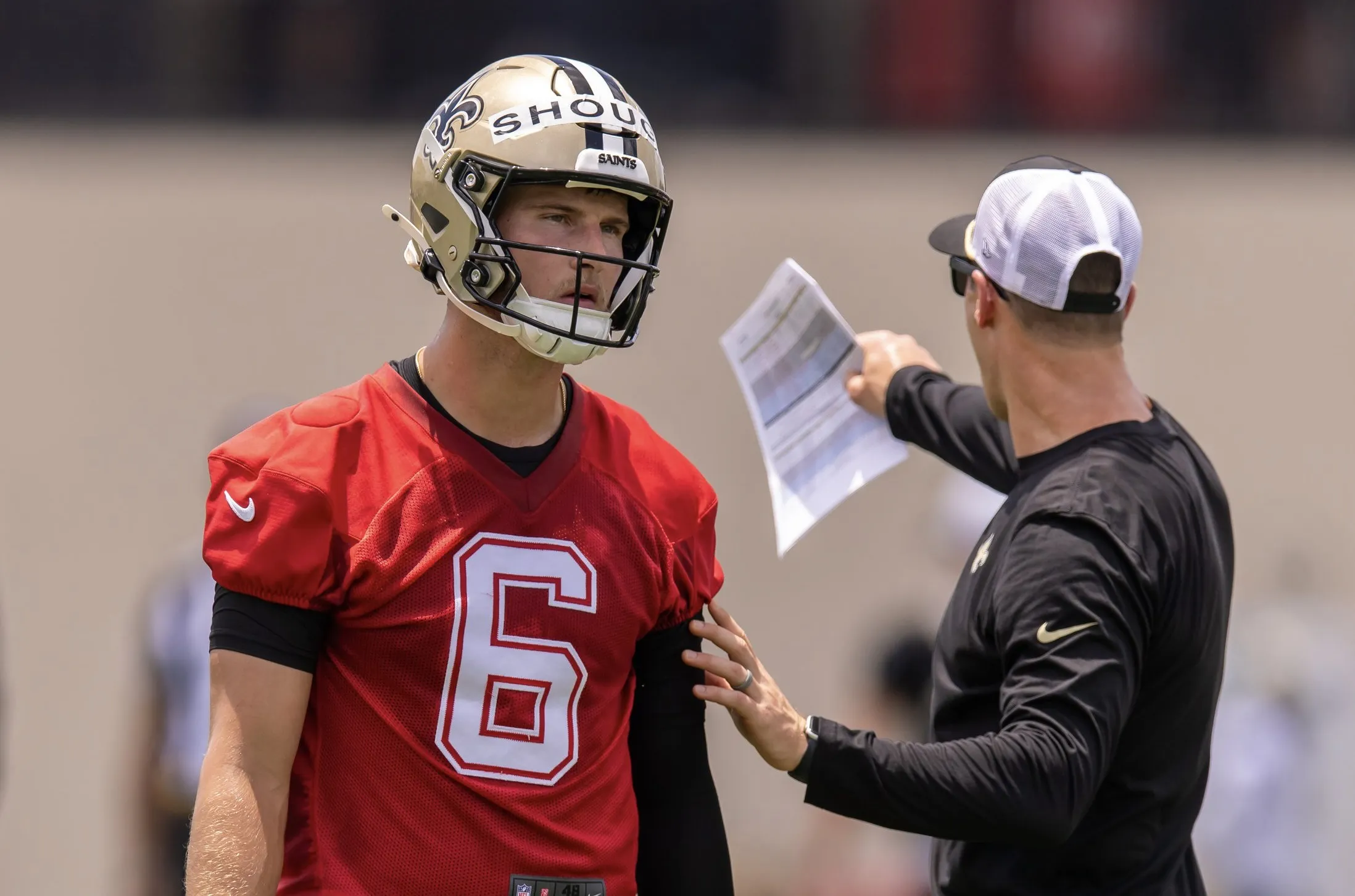 Saints' Tyler Shough Already Better Than Derek Carr In One Way