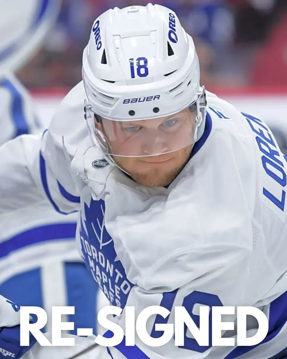Steven Lorentz always planned to return to hometown Leafs after signing 3-year extension