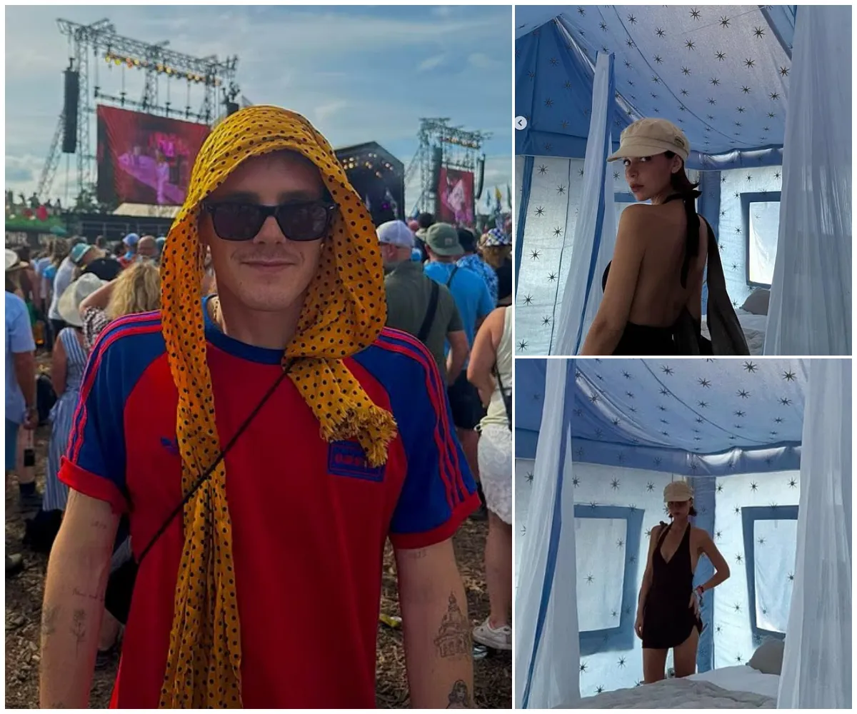 ‘Glastonbury wouldn’t have been so good without Camp Kerala’ – Cruz Beckham, 20, and girlfriend Jackie Apostel, 30, flaunt £9k-a-head VIP stay with private jacuzzi, IV drips and Egyptian cotton sheets as fans slam ‘boujee’ upgrade from muddy tents - suong