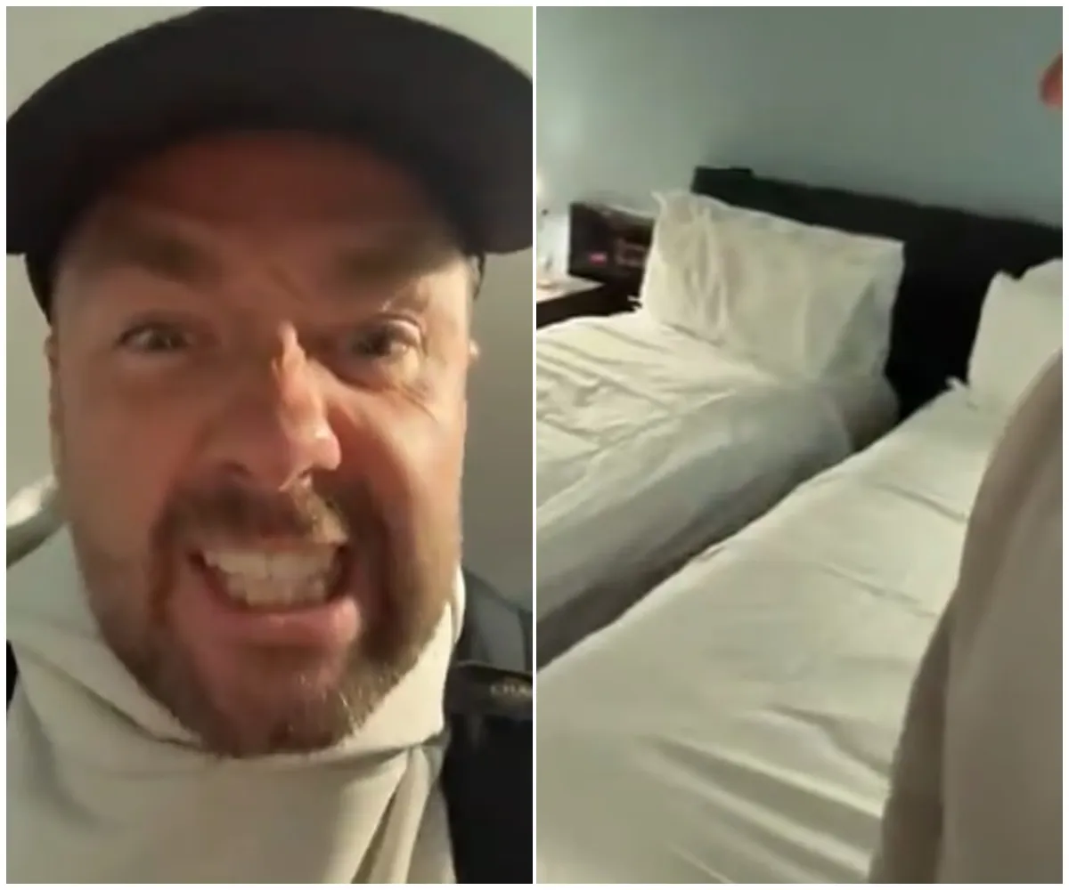 ‘Fundamentally it’s wrong’ – Jason Manford slams hotel chain’s ‘ridiculous policy’ after being forced to share a room with friend due to overbooking and REFUSES to delete furious video rant exposing the practice - suong