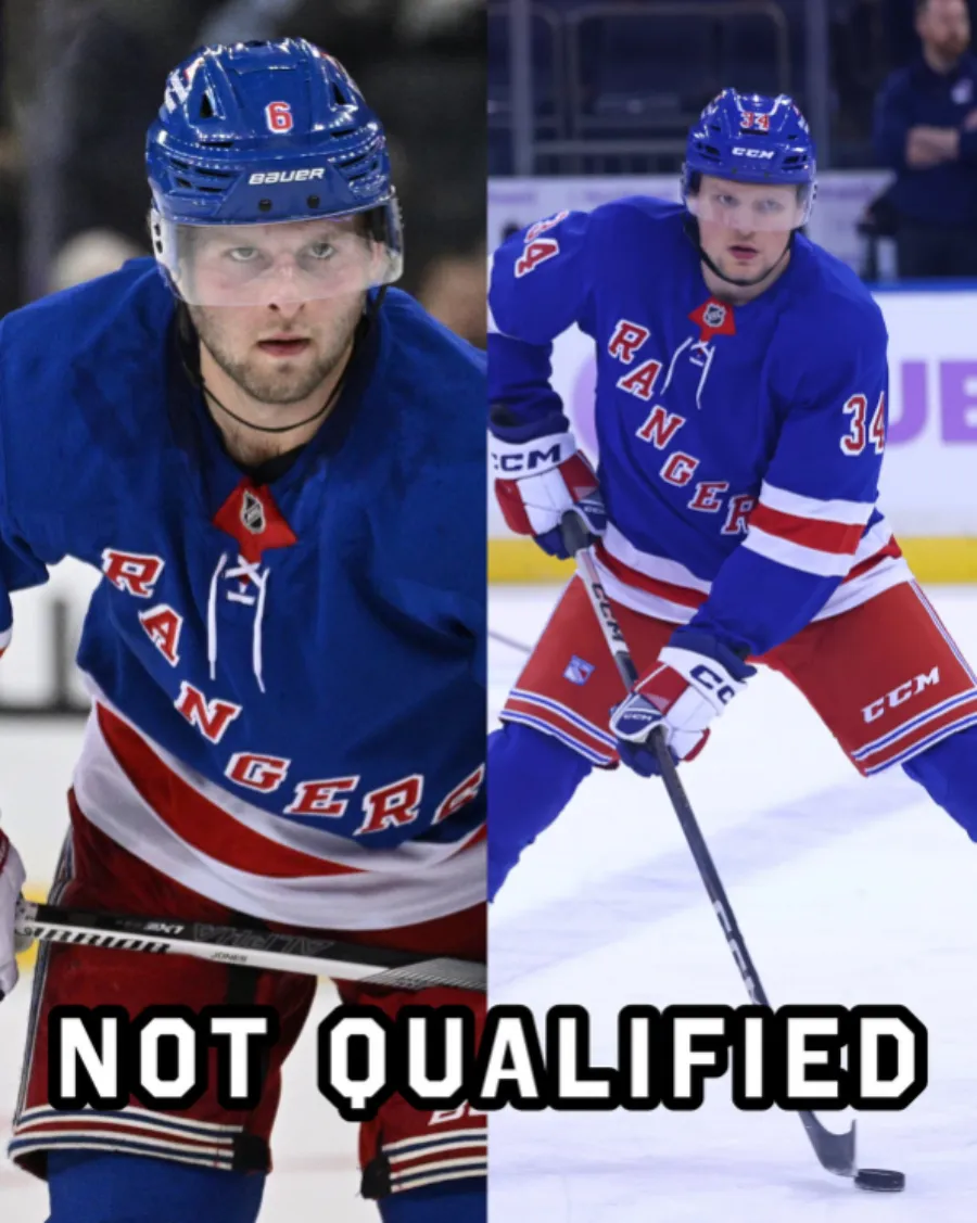 Rangers Have Not Extended Qualifying Offers To Zac Jones And Arthur Kaliyev