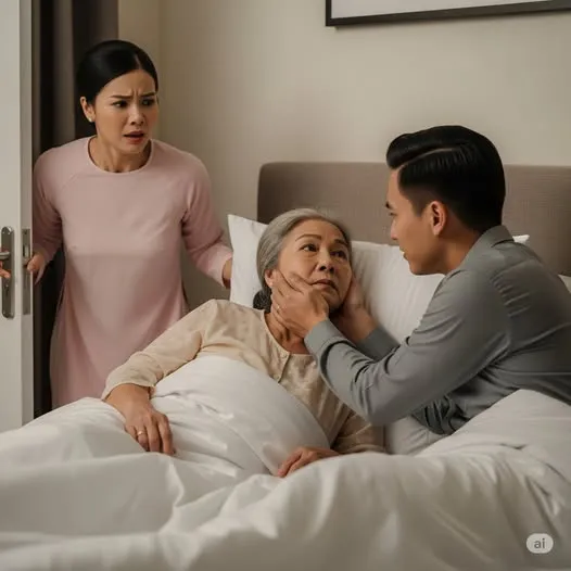 Lấy chồng 3 năm, đêm nào chồng cũng sang phòng mẹ ngủ, một đêm vợ lén nhìn phát hiện sự thật s ốc