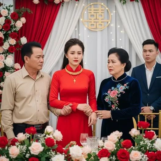 Cả xóm ai cũng biết nhà nó nợ ngập đầu mẹ chú rể đa-y nghiến ngay trong lúc rước dâu