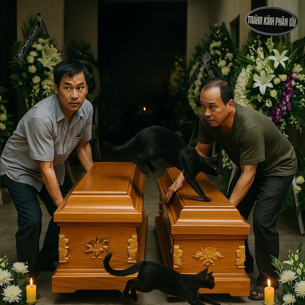 Đúng lúc nửa đêm, quan tài bất ngờ bị đánh tráo, con mèo đen kêu rú lên 1 tiếng rồi lao qua giữa nhà, 30 phút sau người đàn ông trong nhà sùi bọt mép, hóa ra…