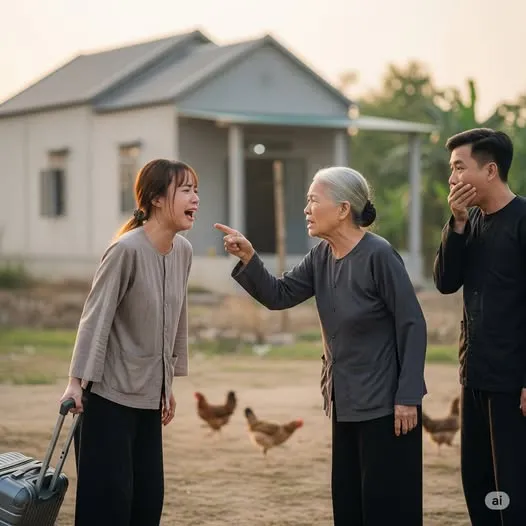 Vừa vay mượn xây nhà xong thì bị mẹ chồng lấy cớ đuổi đi, con dâu cười đồng ý rồi đưa ra một xấp giấy khiến bà run rẩy