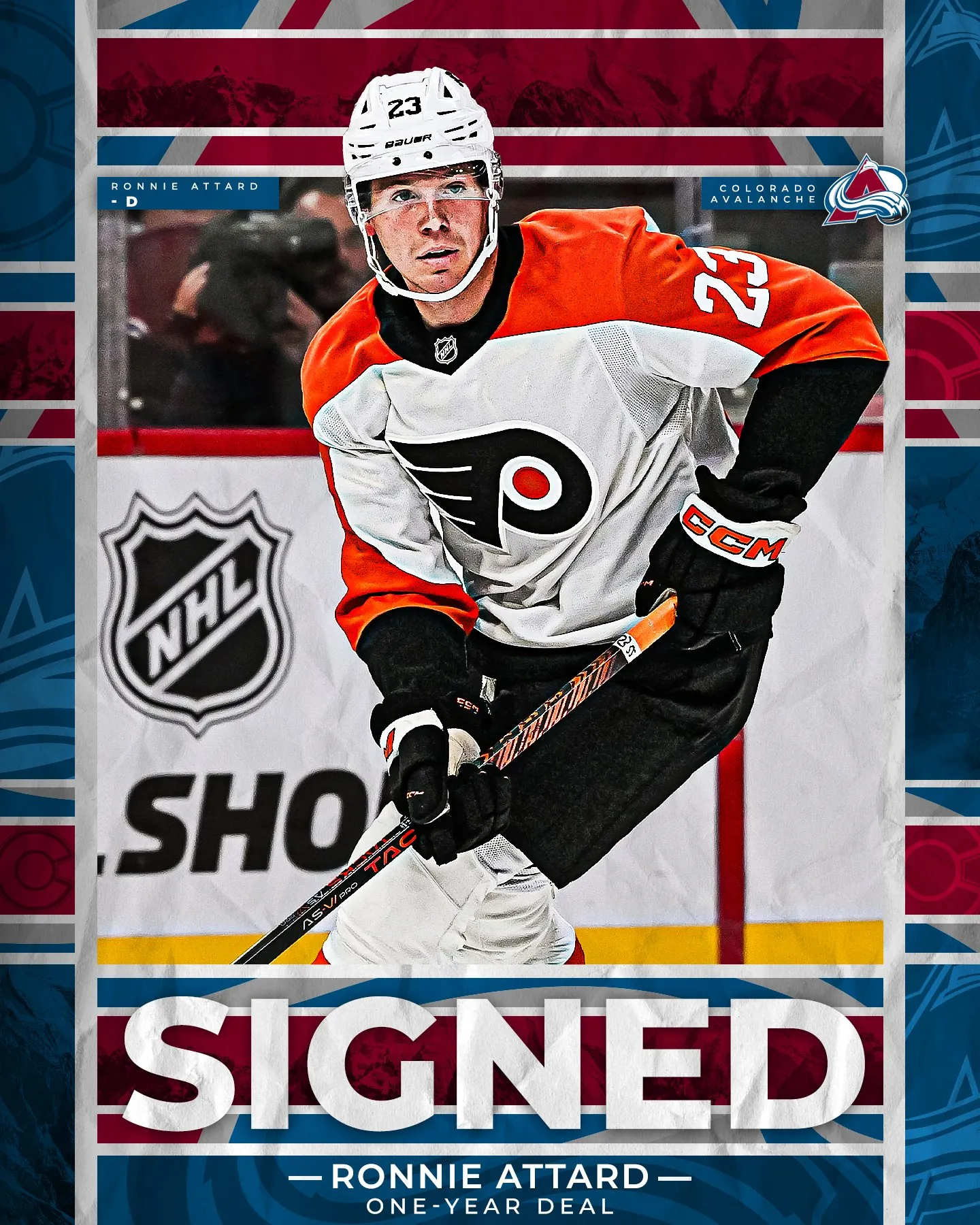 Avalanche sign Ronnie Attard to one-year, two-way contract