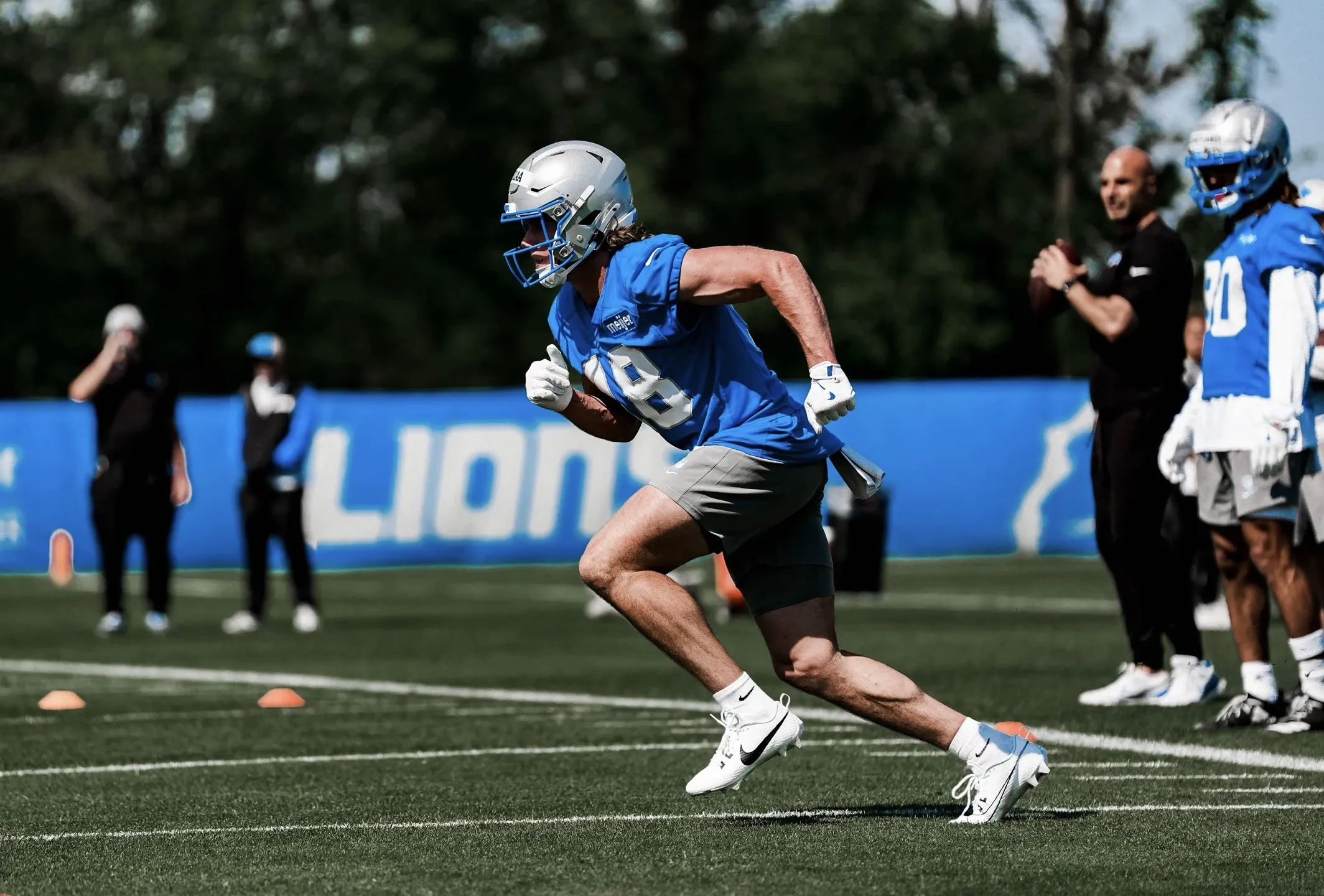 Isaac TeSlaa joins the Lions’ sure-handed receiver corps aiming to maintain NFL’s best drop percentage