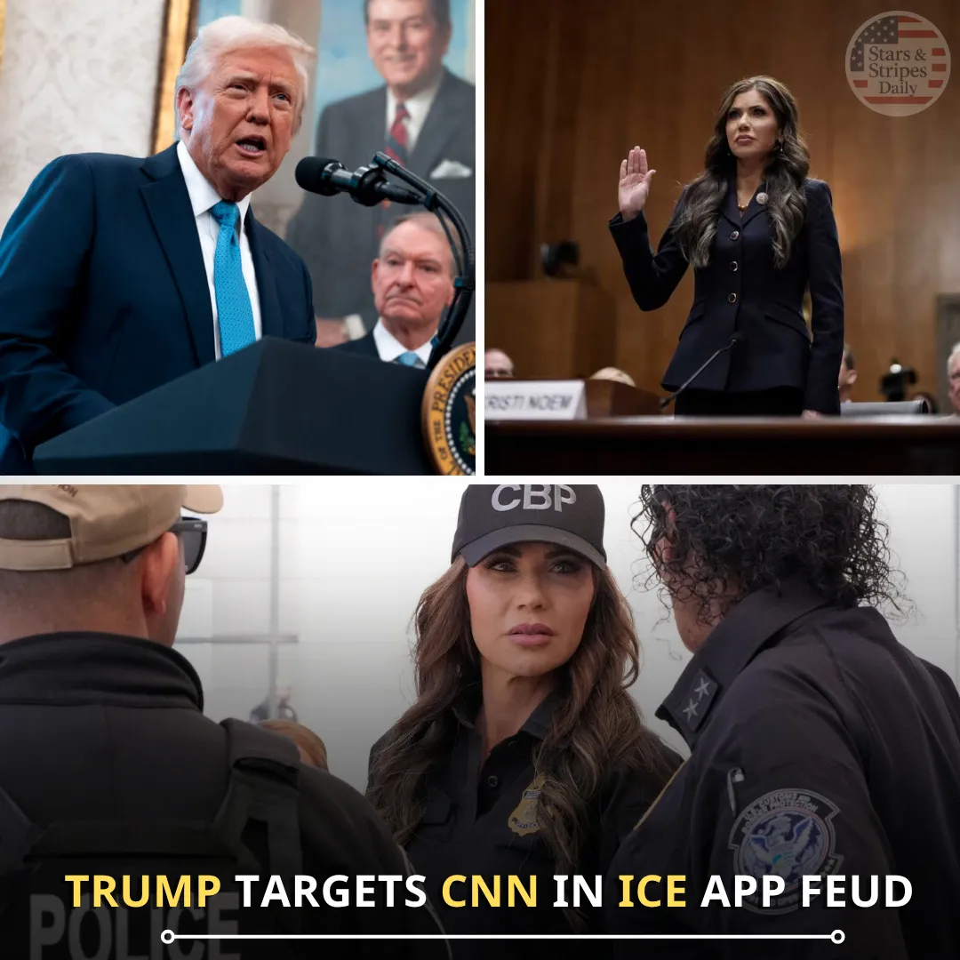 Trump Targets CNN Over ICE App Threatens Legal Showdown For National Security