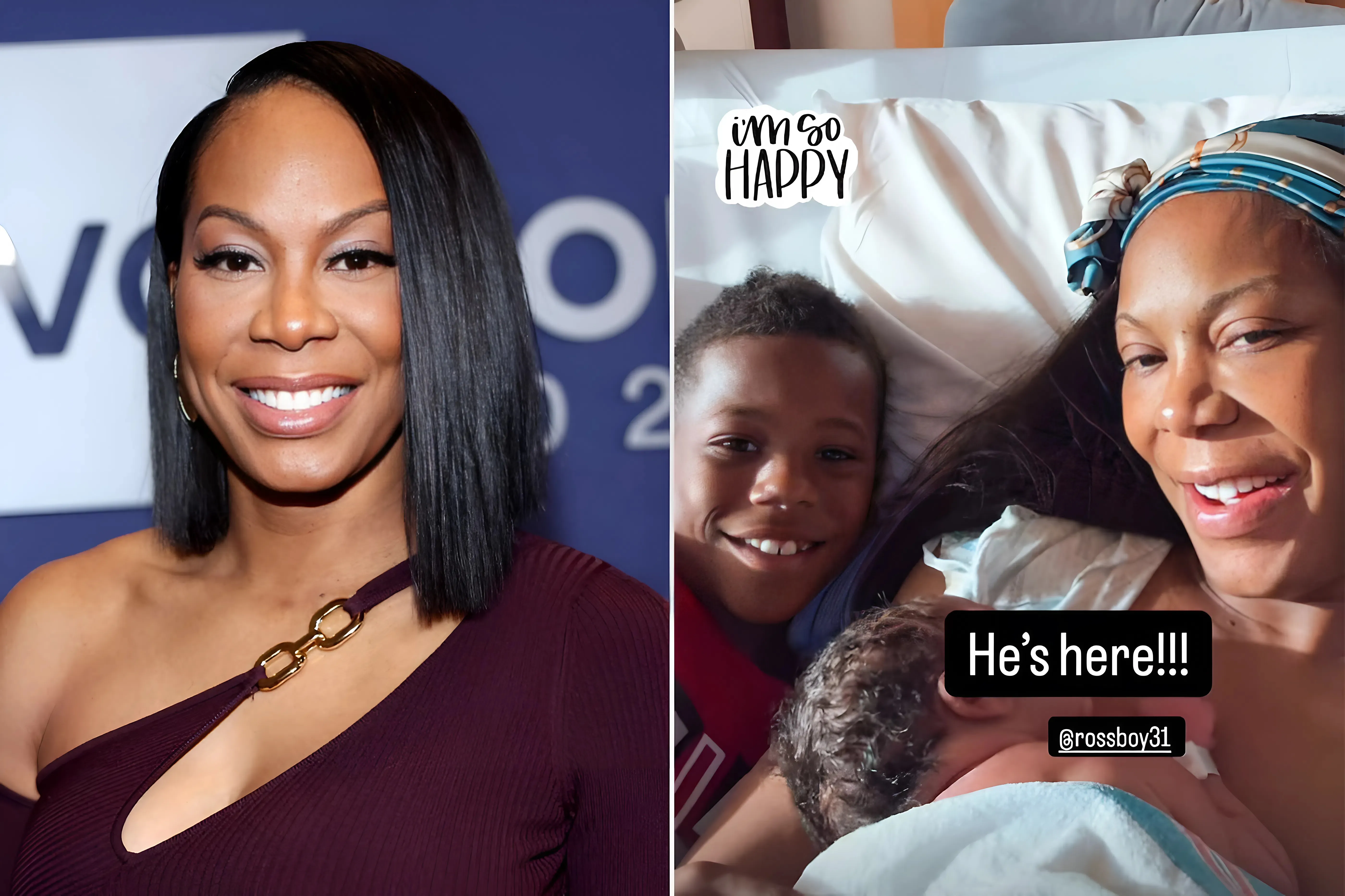 Real Housewives of Atlanta Star Sanya Richards-Ross Welcomes Baby No. 3 with Husband Aaron Ross