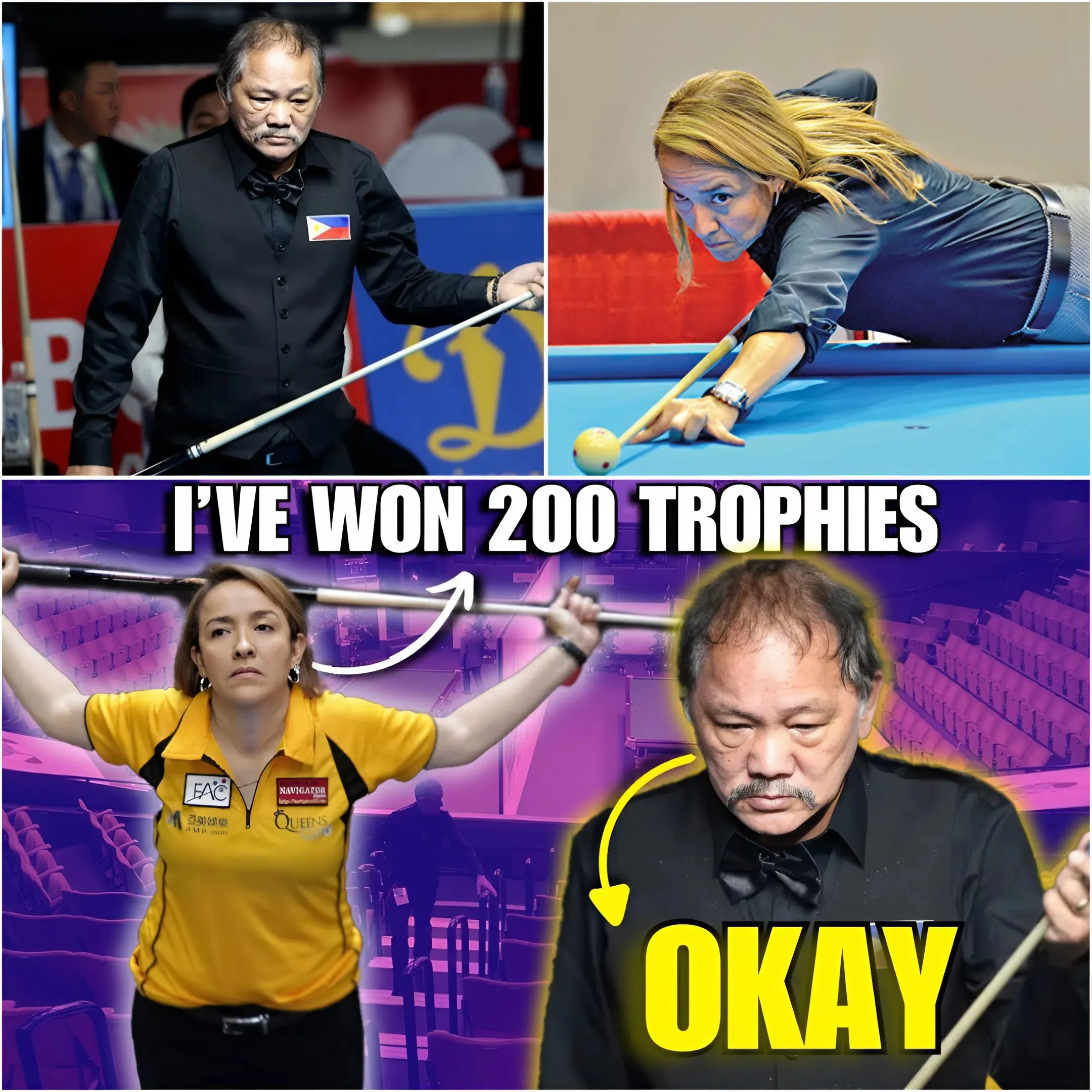 🎱 Legends Never Age! Efren Reyes Creates a Storm as He Defeats Former World No. 1 Vivian Villareal in Classic Showdown!