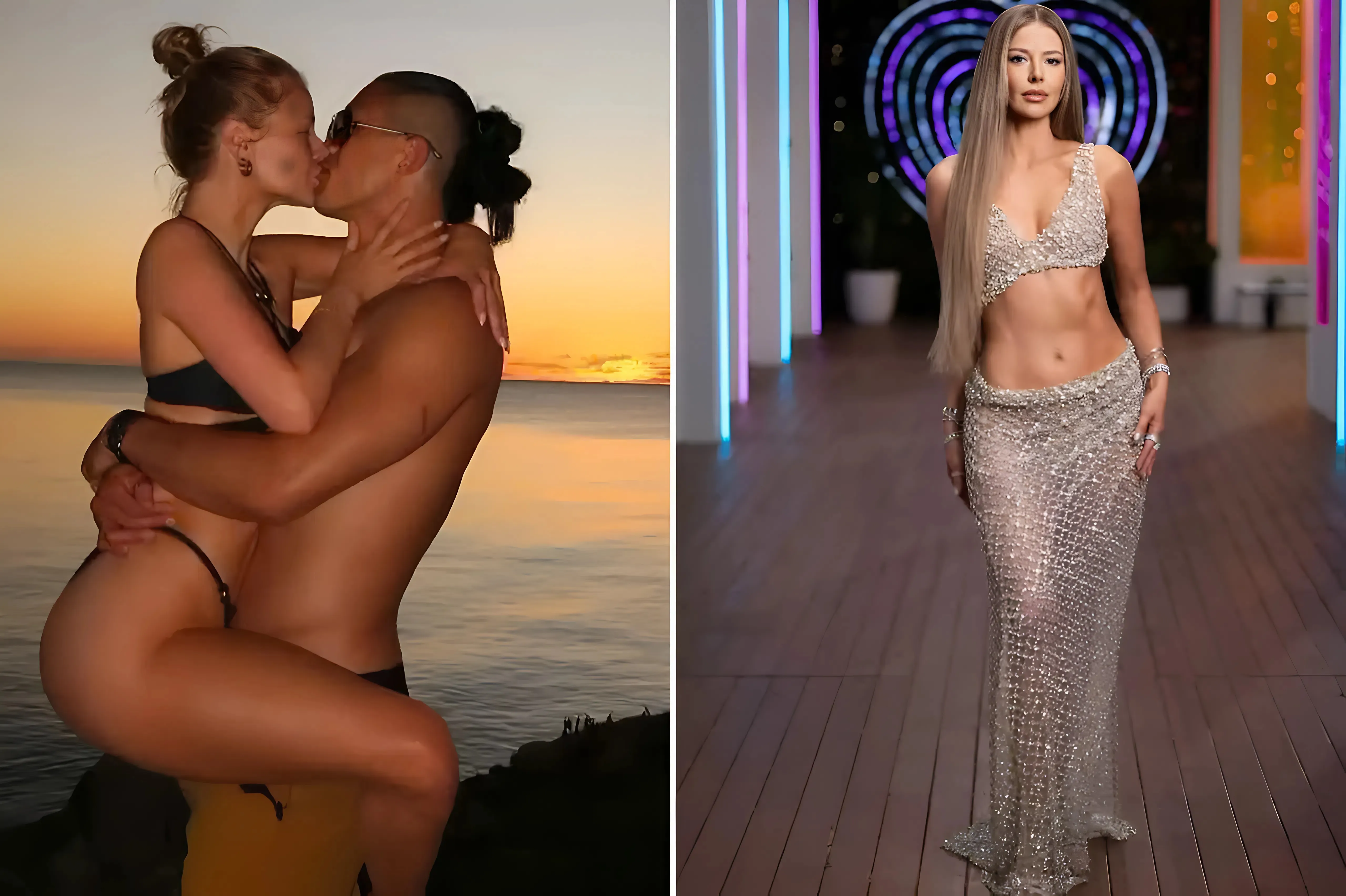 Love Island USA host Ariana Madix straddles fitness trainer boyfriend in barely-there bikini on night off in Fiji