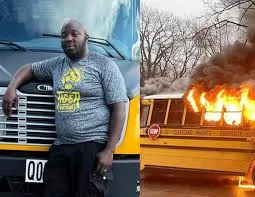School bus driver speaks out after rescuing 15 students from burning bus