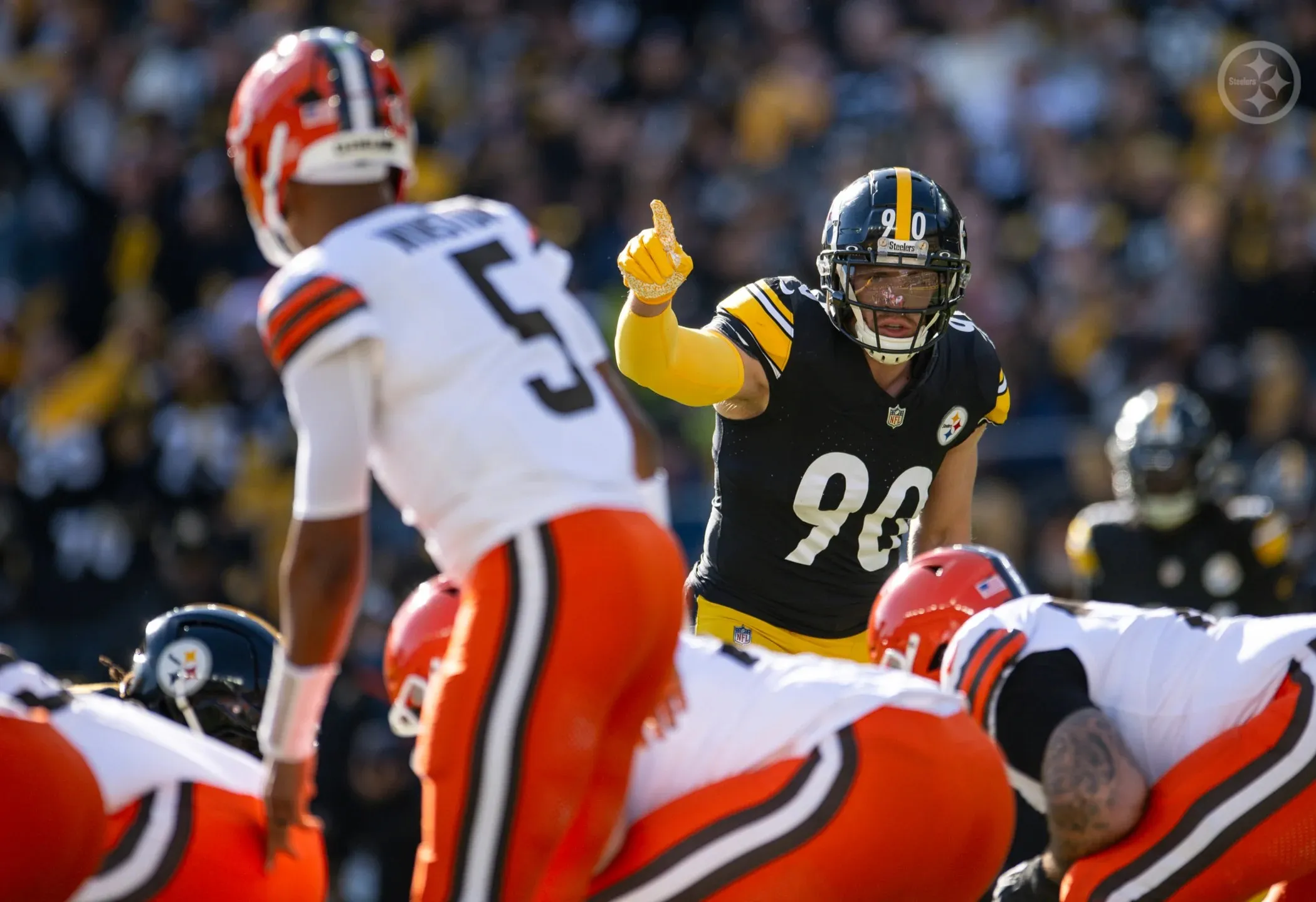 Steelers News: Insider Explains Why Pittsburgh Won’t Release T.J. Watt After Jalen Ramsey’s Blockbuster Trade