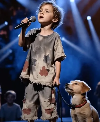 In Rags and Holding Nothing But Hope, the Boy Sang—And His Song Became a Prayer That Silenced the Room