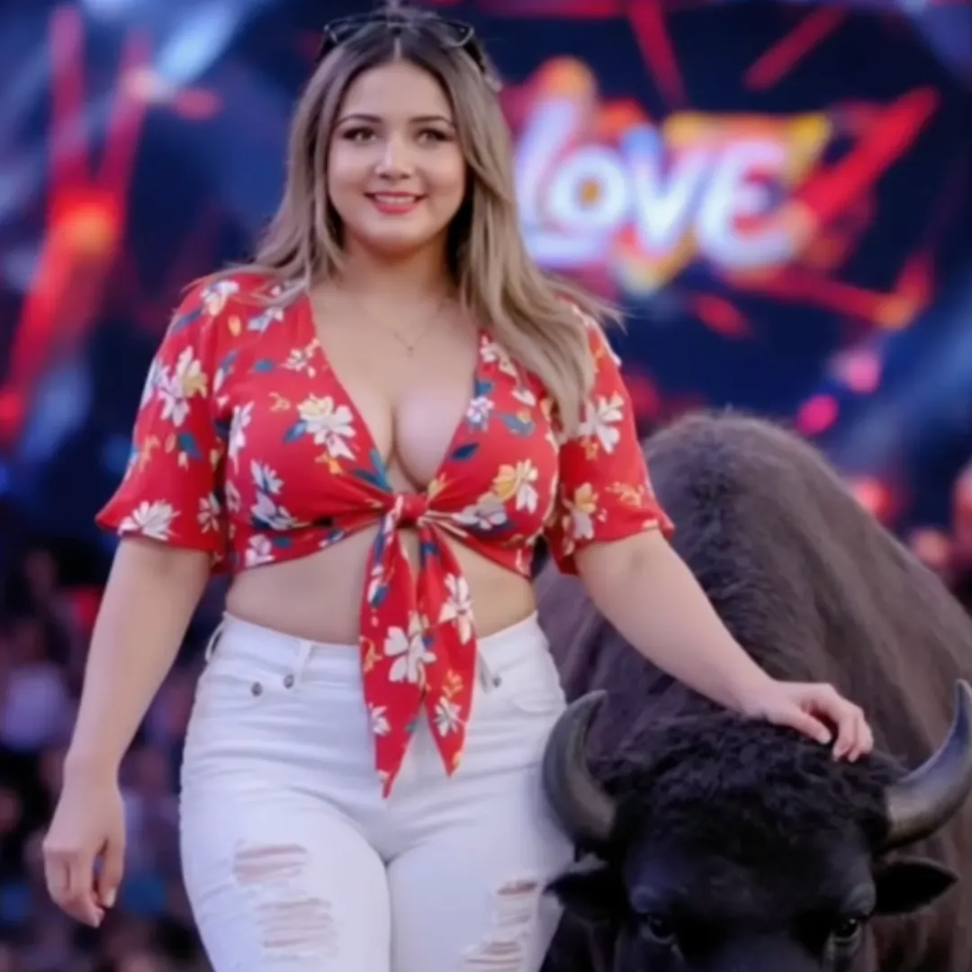 Woman and Buffalo Deliver Unbelievable Performance on America's Got Talent