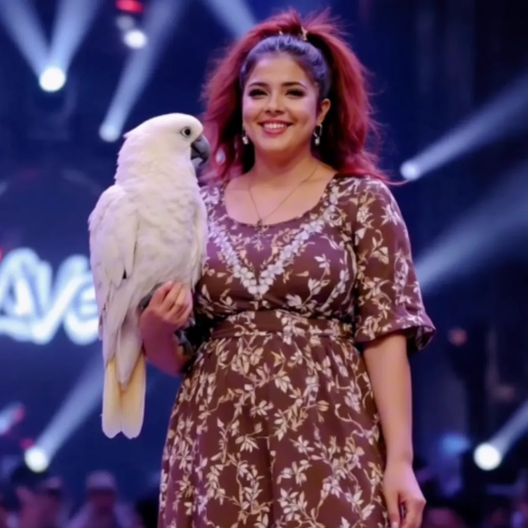 Woman and Genius Parrot Stun Judges with Unbelievable Performance on America's Got Talent