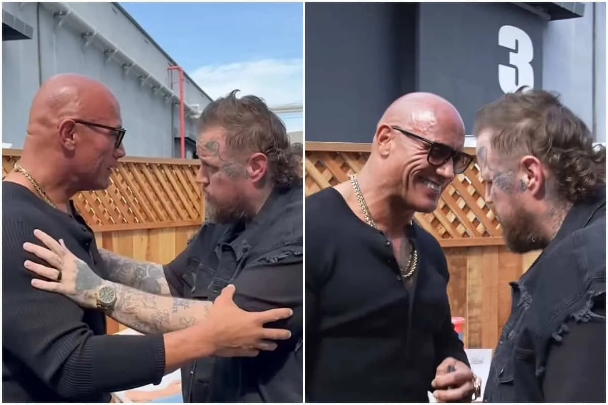 Jelly Roll Finally Meets The Rock After 10 Years — And What Happened Backstage Left Fans Speechless