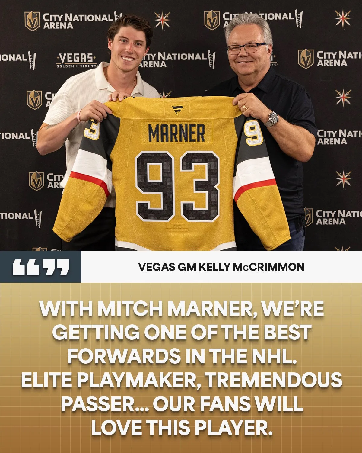 Vegas Golden Knights Sign 2 More Players Following Mitch Marner Acquisition