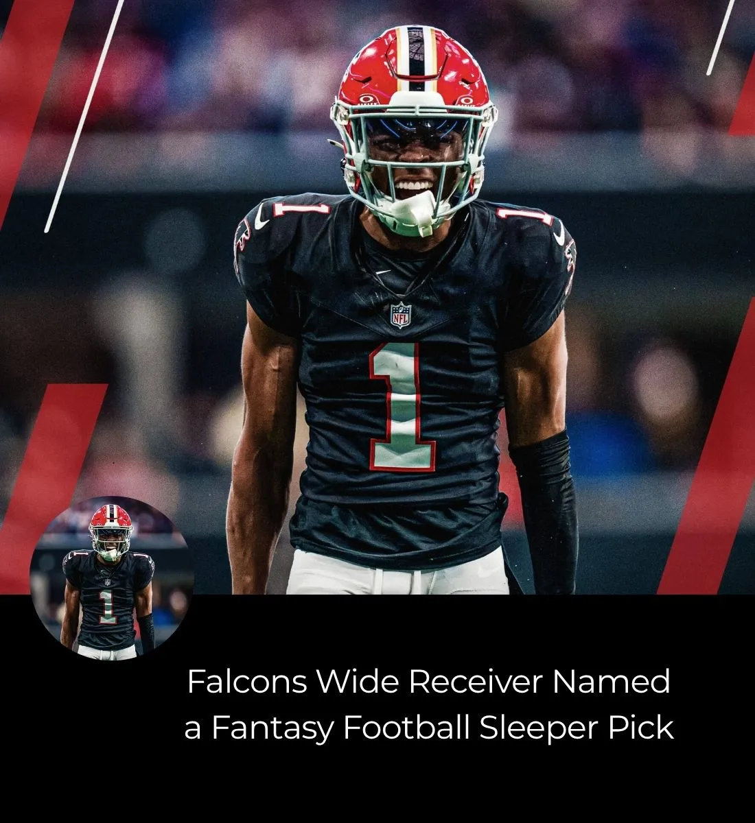 Falcons Wide Receiver Named a Fantasy Football Sleeper Pick