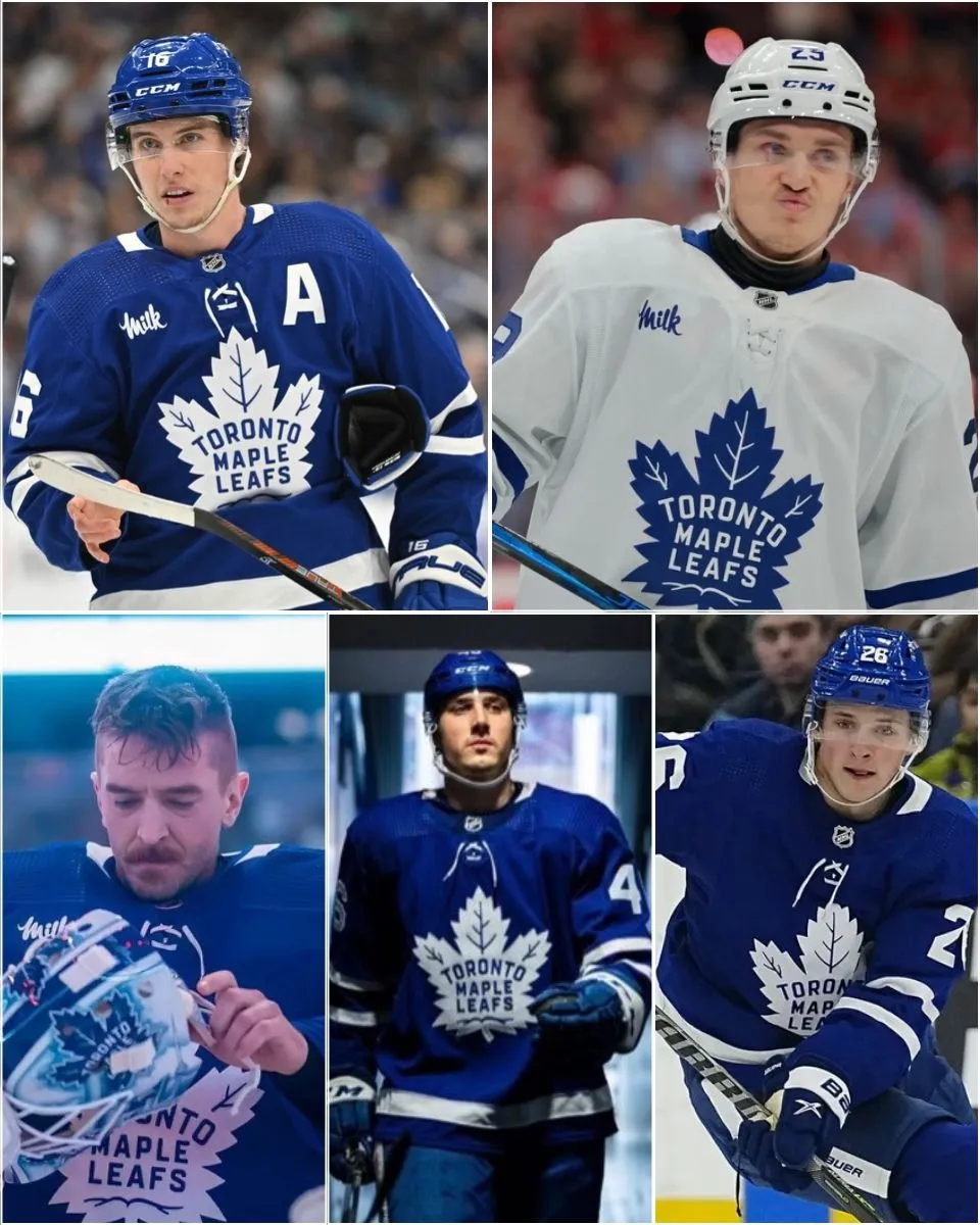 Where did departing Maple Leafs players sign on July 1?
