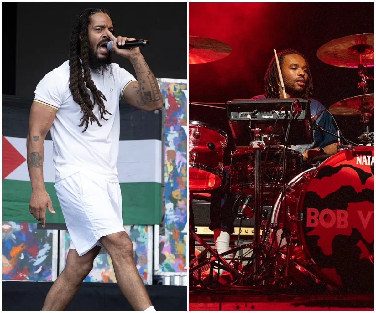 Revealed - Second Bob Vylan bandmember unmasked as ex-bartender Wade Laurence George after Glastonbury chant storm – punk duo now face US visa ban over ‘death to the IDF’ rallying cry and backlash for inciting hate on BBC-aired set - suong